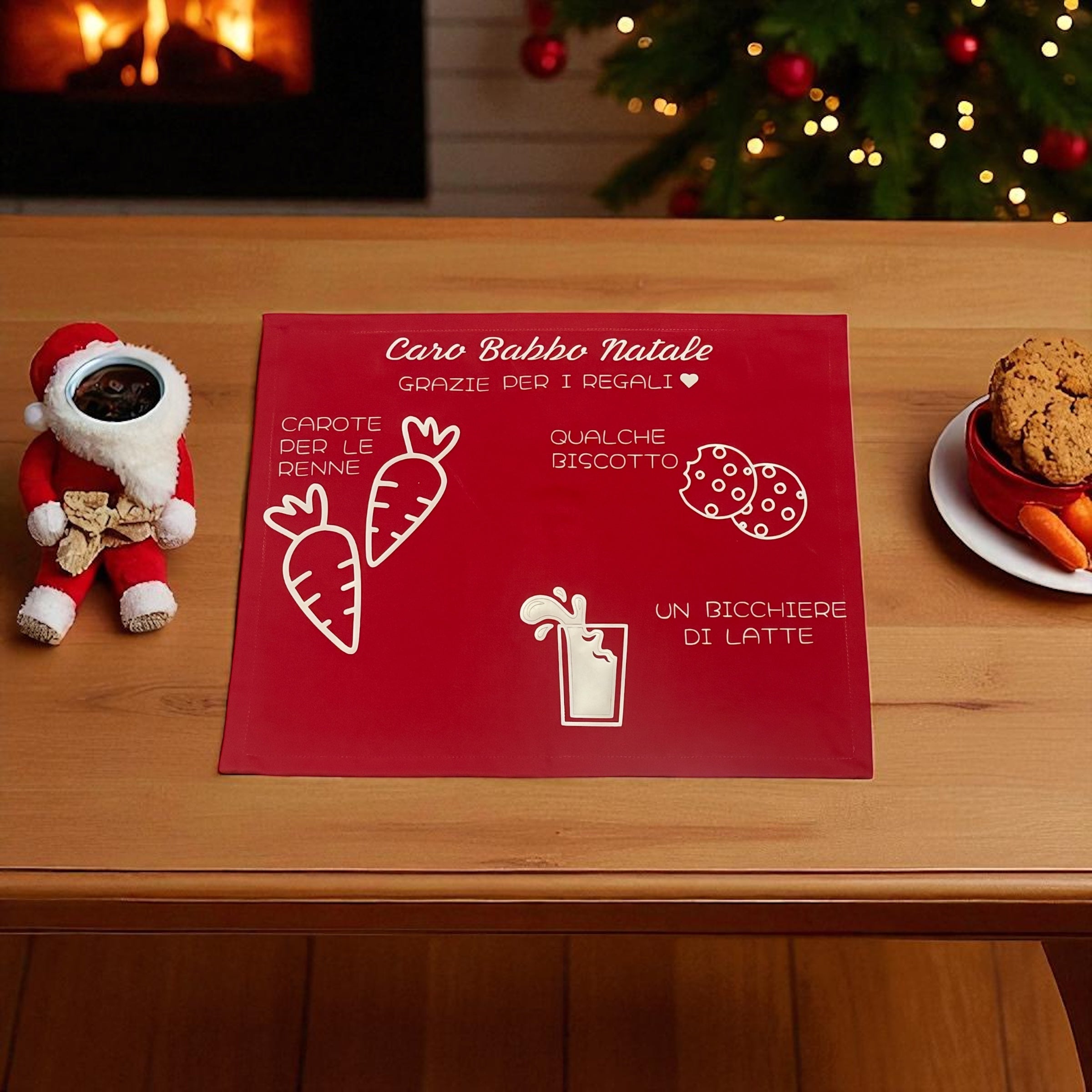 Tovaglietta Babbo Natale