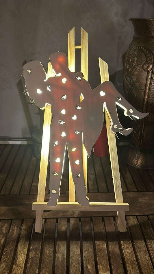 Lampada in Legno Personalizzata