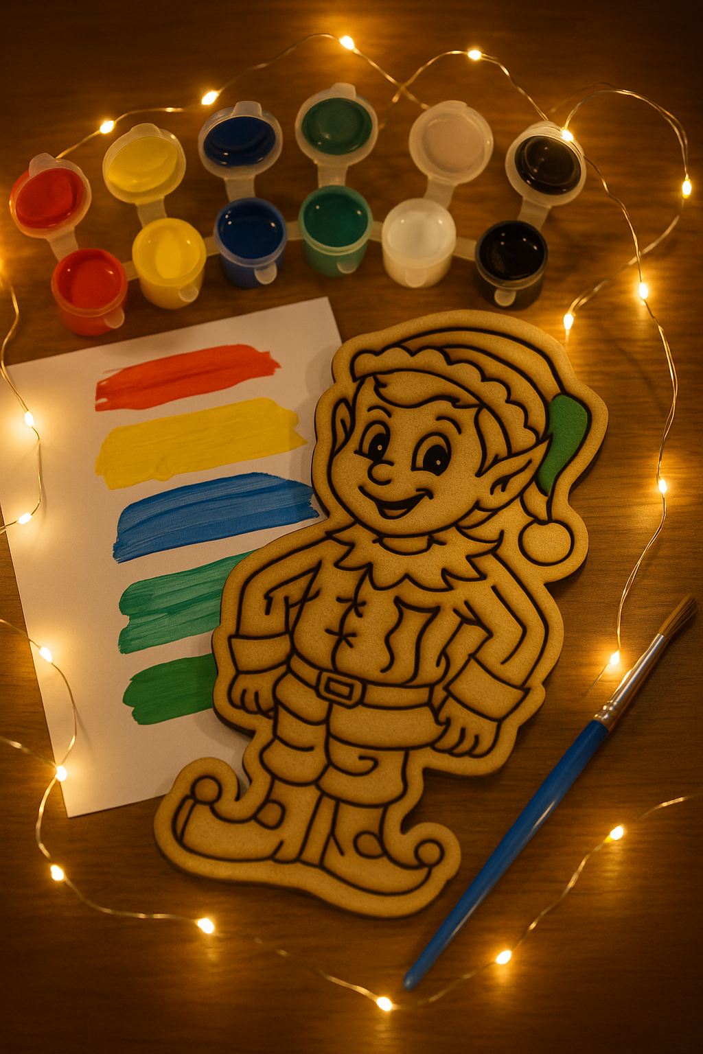 Crea la tua Lampada Elfo - Kit Creativo Natalizio